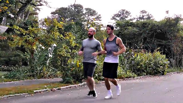 Father and Son Workout