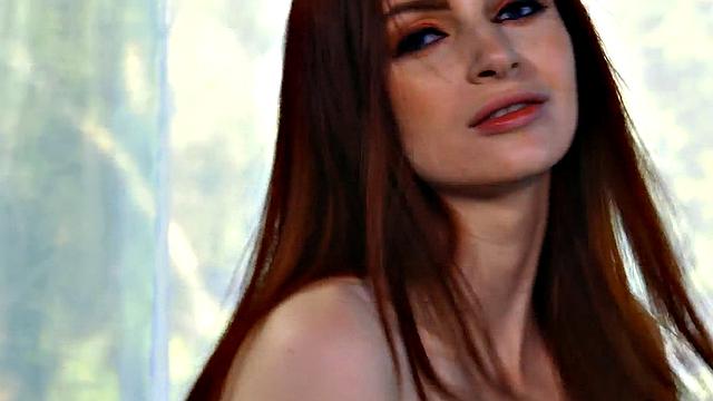 Hairy perky titted ginger rammed