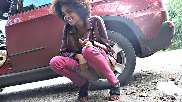 Interracial public adventure