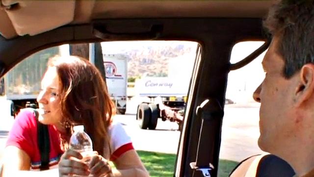 Watch this mature cheerleader finger and pound her gramps teacher in the living room