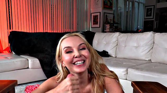 Titfucked MILF deepthroating BFs cock