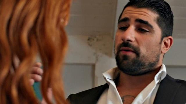 Redhead TS in lingerie and bareback banged by TS lover