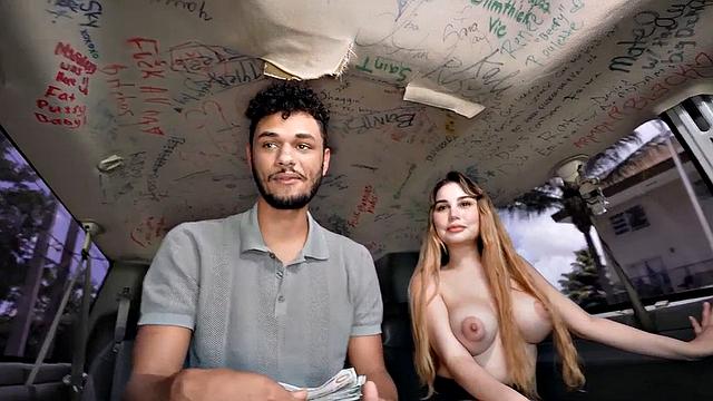 Str8 stud barebacks gay in public van outdoor 4 cash