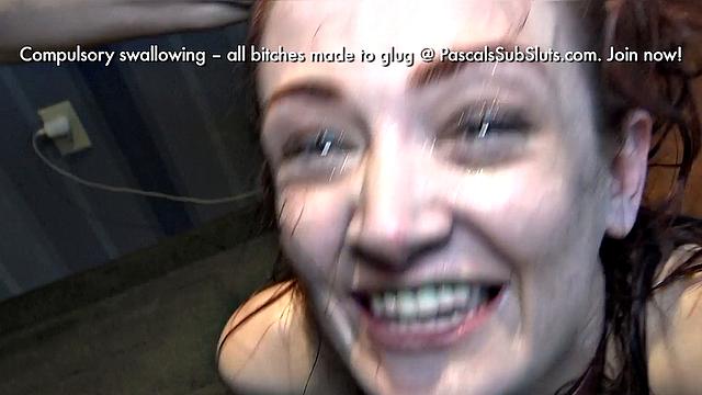 Страстная рыжая Андi Рай кайфует от жёсткого секса и бондажа