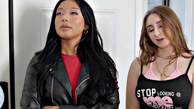 MOMMY'S GIRL - Grounded Kimmy Kimm Gangbangs Stepmom Siri Dahl With BFFs Gia DiBella & Penelope Kay