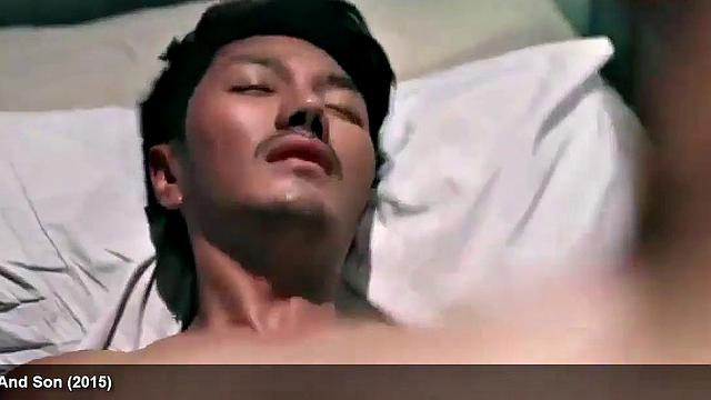 Muscular Asian Suta Maungplaen gets paid for steamy sex in the indoors