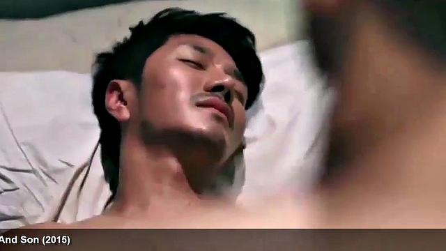 Muscular Asian Suta Maungplaen gets paid for steamy sex in the indoors