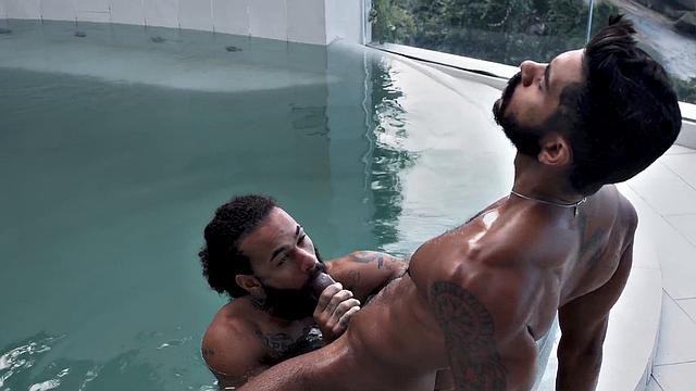 Real Hispanic jock barebacking bottom after oral