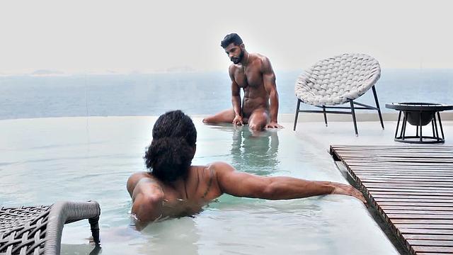 Real Hispanic jock barebacking bottom after oral