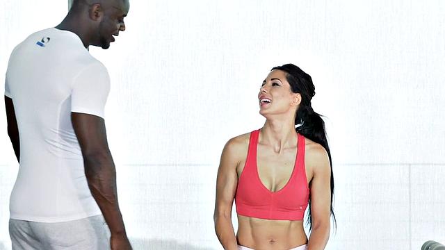 IR yoga babe ravaged by BBC