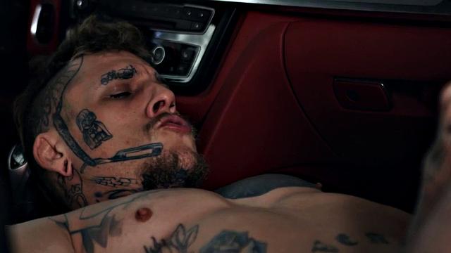 Dominant Tattooed Hunk Wit hBig Cock Fucks Bottom In Suit