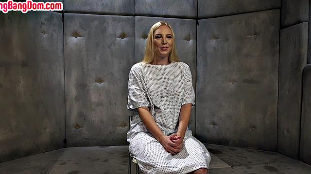 Hardcore anal babe gangbanged in IR BDSM session