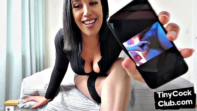 SPH with british slut disciplining small cocks