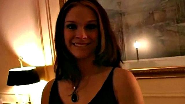 Violet sucks on a dick in naughty POV blowjob scene