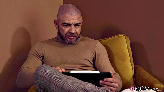 Blonde MILF loves big husband