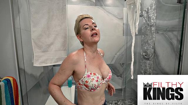 FilthyKings - Big Tittied Stepmom Invites Me In The Shower To Get Finally