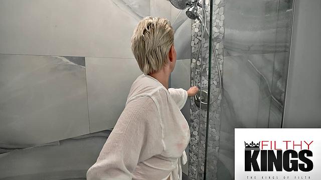 FilthyKings - Big Tittied Stepmom Invites Me In The Shower To Get Finally