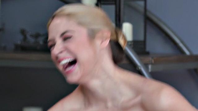 Busty stepmom masseuse riding dick after rubdown