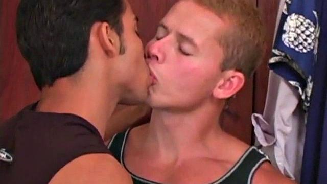 Smooth Latin hunk Denis Mello admires his physique in the mirror. His pal Antonio Ramos makes him change outfits and then undresses him to reveal the sexiness underneath.