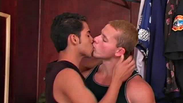 Smooth Latin hunk Denis Mello admires his physique in the mirror. His pal Antonio Ramos makes him change outfits and then undresses him to reveal the sexiness underneath.