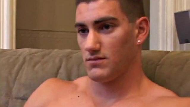 Jeron Carter strokes his cock for the camera