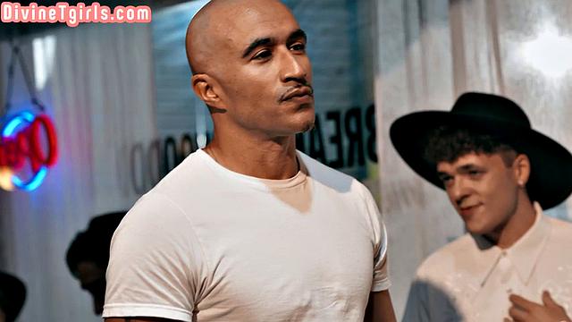 Stunning babes sharing a guy