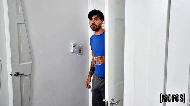 Hot Brunette Gets a Facial