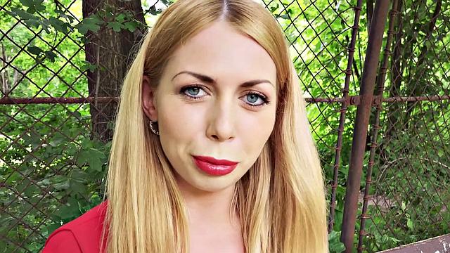 Classy Russian Doesn't Wear Panties