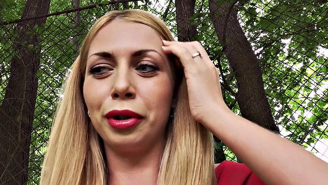 Classy Russian Doesn't Wear Panties