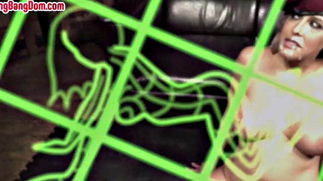 BDSM anal MILF fisted in gangbang till facial