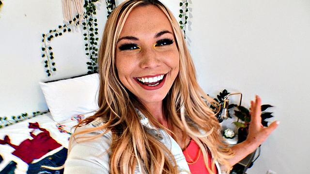 Aidra Fox Models and Gets Creampied by BF