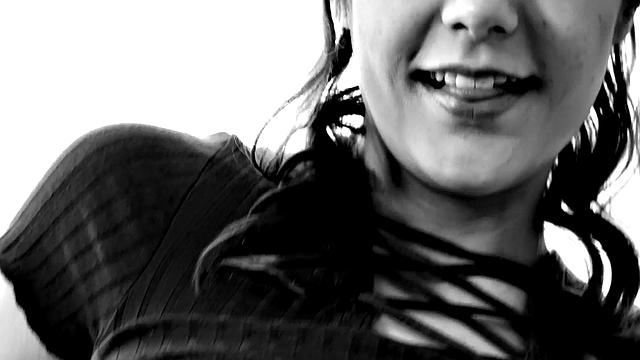 Busty hairy redhead in stockings cockriding BF