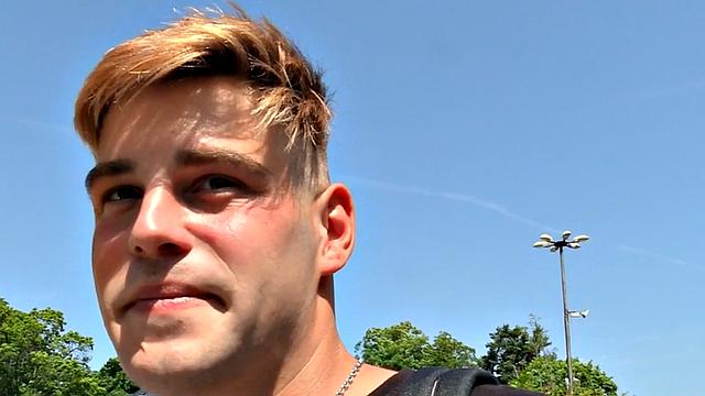 Straight student picked up for POV anal by gay who pays