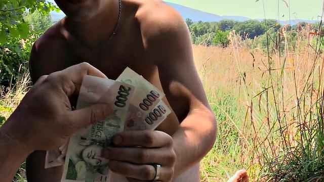 Straight student picked up for POV anal by gay who pays