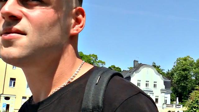 Straight student picked up for POV anal by gay who pays