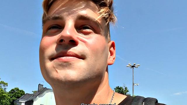 Straight student picked up for POV anal by gay who pays