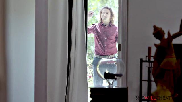 April Olsen gets railed in her tight ass by her husband's assistant