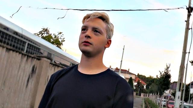 Euro twink picked up and assfucked in POV after BJ