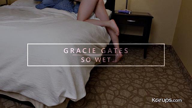 Teen Gracie is so wet