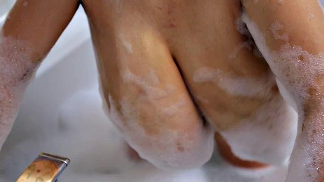 P-Chan soaps her big ones