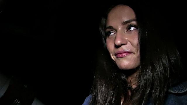 Watch this tattooed babe spread her legs for an outdoor fuckfest