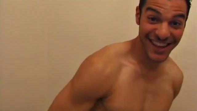 These two dark haired hotties are guaranteed to leave many of you breathless. Both are tall and lean and have to die for. Sean DeRocc goes right for Adrian's mushroom tip and works it with his warm moist mouth.