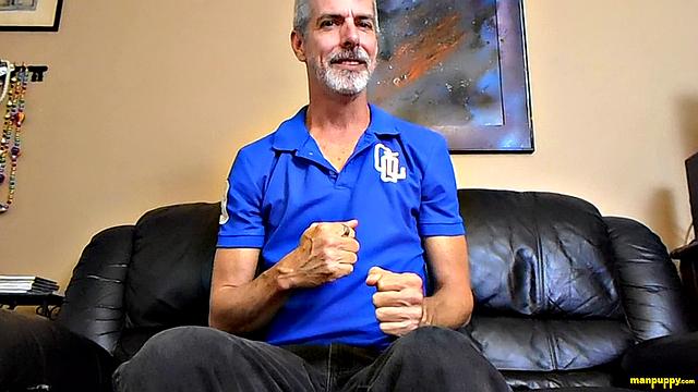 Dominant daddy giant Richard Lennox takes control in intense gay power play