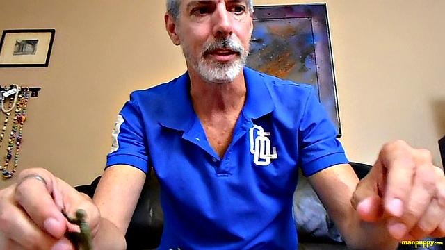 Dominant daddy giant Richard Lennox takes control in intense gay power play