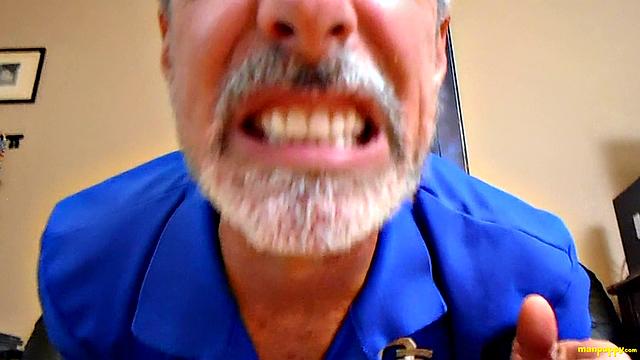 Dominant daddy giant Richard Lennox takes control in intense gay power play