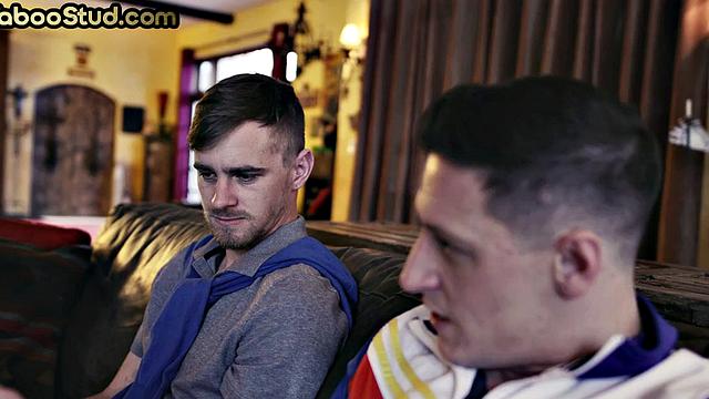 Kinky stepbrother barebacks stud and cums in sex