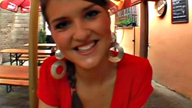 Public slut fucked hard in POV by BWC in doggystyle