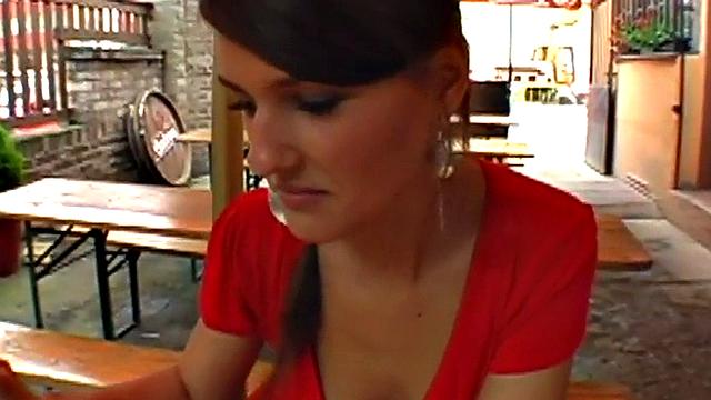 Public slut fucked hard in POV by BWC in doggystyle