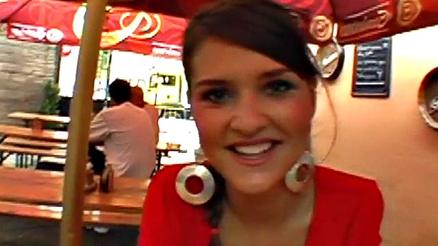 Public slut fucked hard in POV by BWC in doggystyle