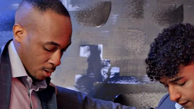 Bisexual MILF fucked and licked in MMF 3some